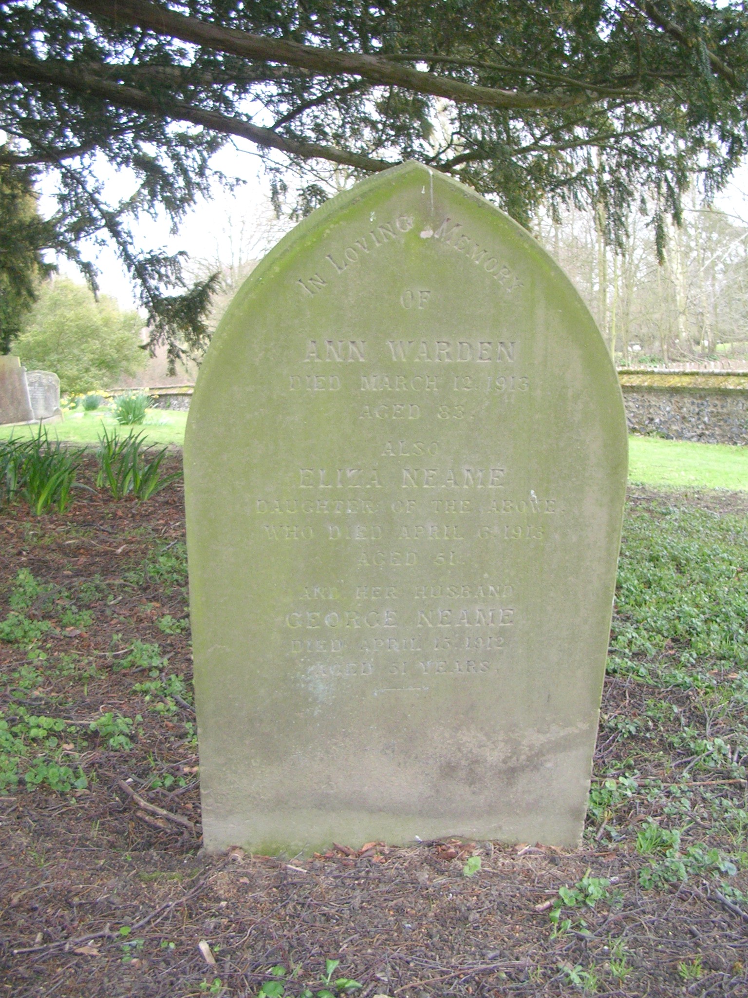 Eliza Neame Grave